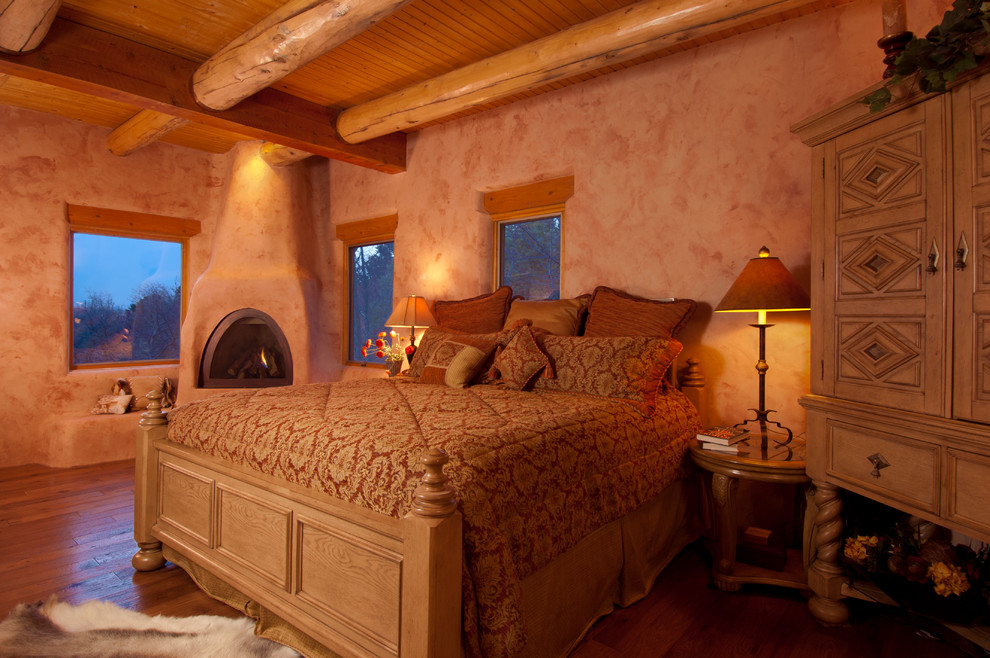 Inspiration for a traditional bedroom in Denver.