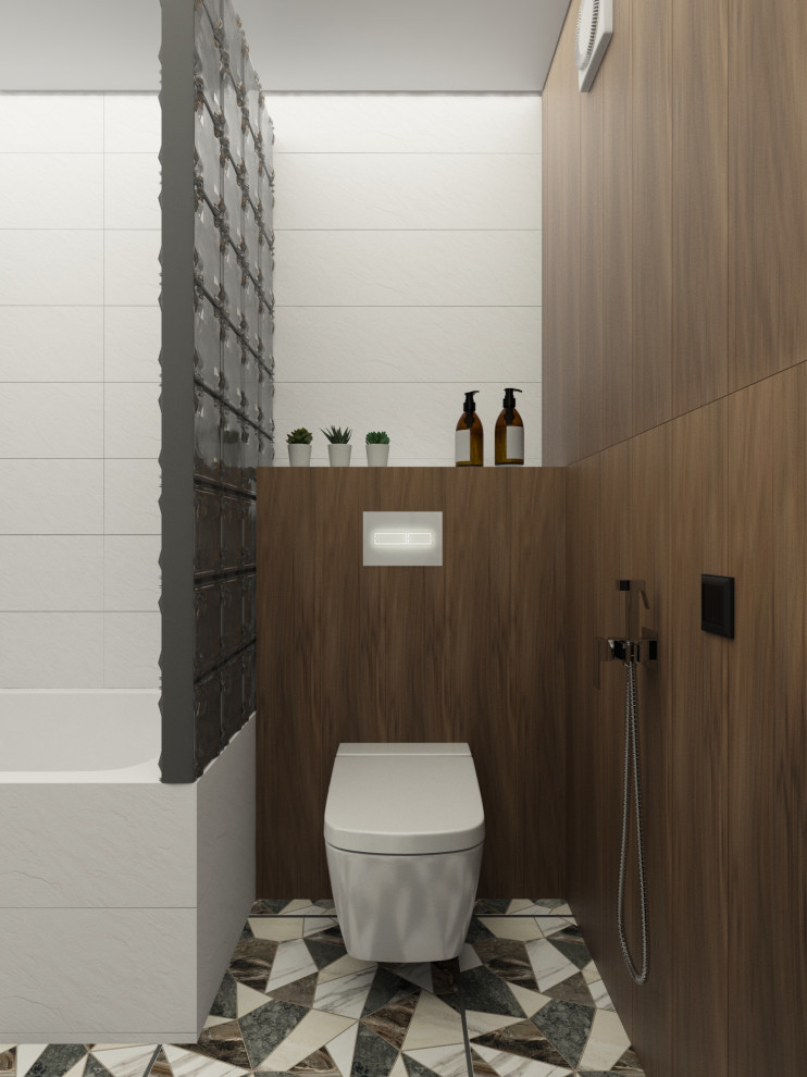 Санузел из проекта 3-х комн квартиры