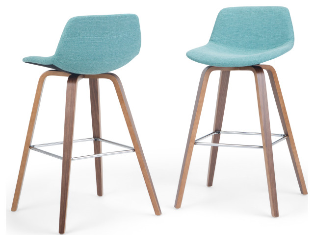 aqua blue bar stools