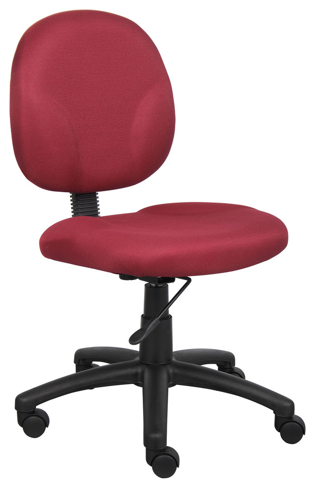Boss Chairs Boss B9090-BY Diamond Task Chair, Burgundy