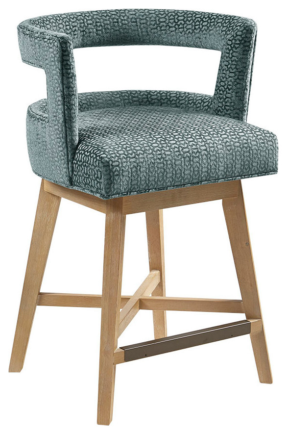 Madison Park Counter Stool Glenwood Armed Swivel Counter Height