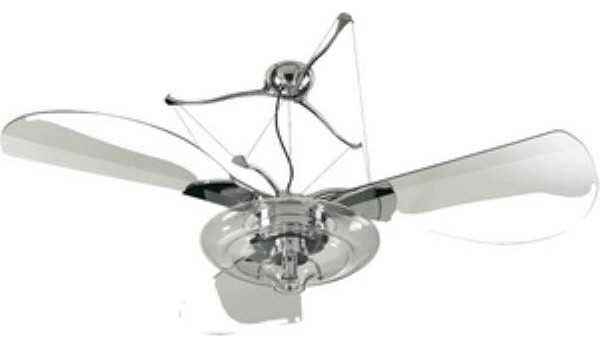 Quorum Jellyfish 58 Ceiling Fan Chrome Finish Contemporary