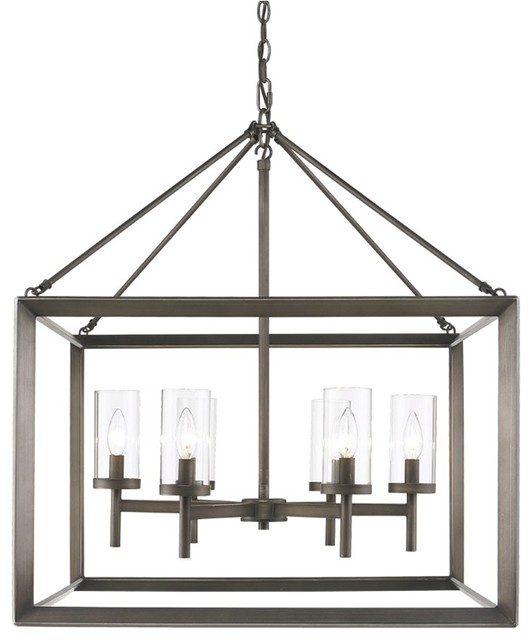 Gmt Metal Bronze Smyth 6 Light Cage Chandelier Industrial Gmt Metal Bronze Smyth 6 Light Cage Chandelier