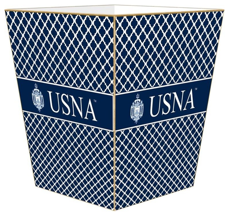 WB6216, United States Naval Academy Wastepaper Basket