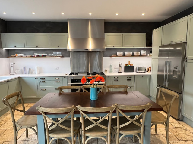 Open Shelf Kitchen landstil-koekken
