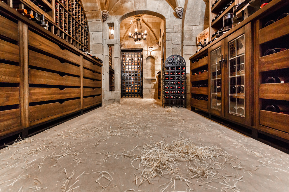 The Castle Transitional Wine Cellar New York by Joseph and