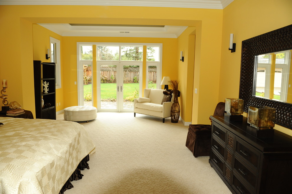 Transitional bedroom photo in San Francisco
