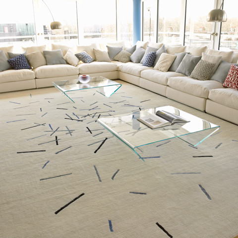 Tapis en situation modern-wohnbereich