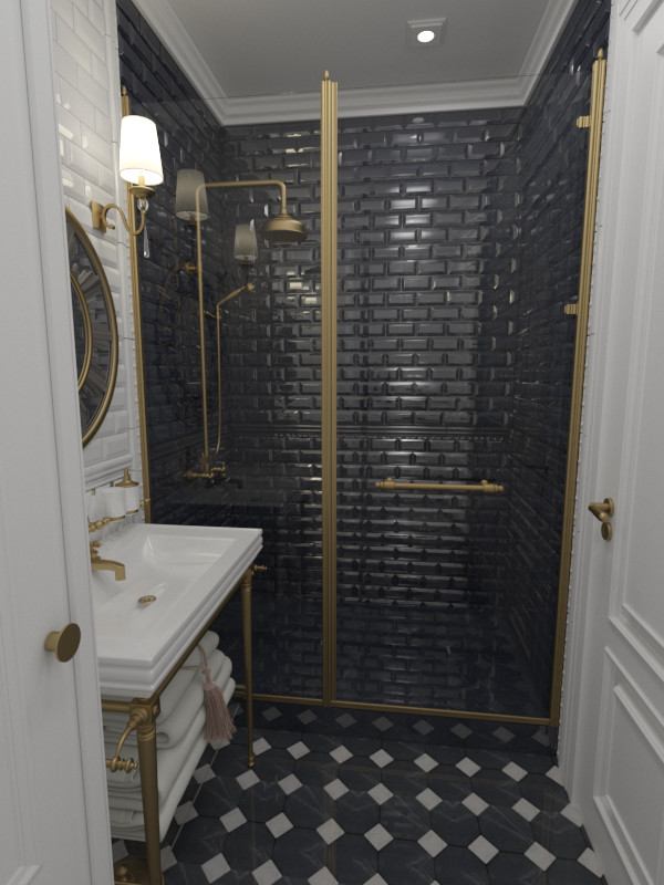 Двухкомнатная квартира в классическом стиле