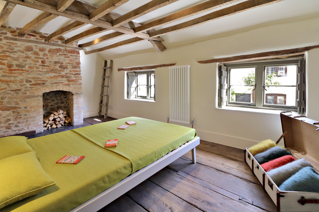 Rustic Bedroom montagne-chambre