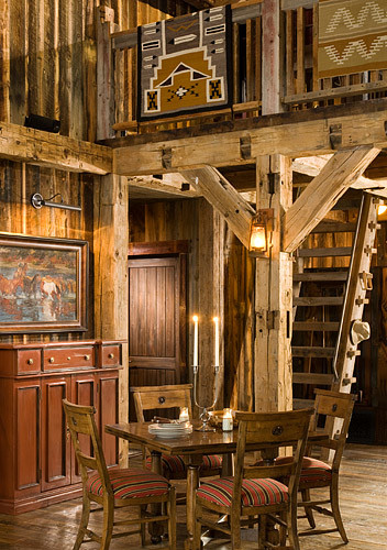 Inspiration for a country home bar in Other.