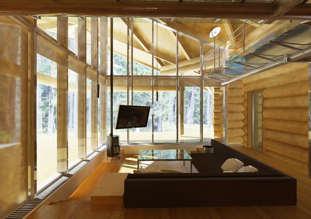 Проект кедрового дома.  МО. пос. Заречье