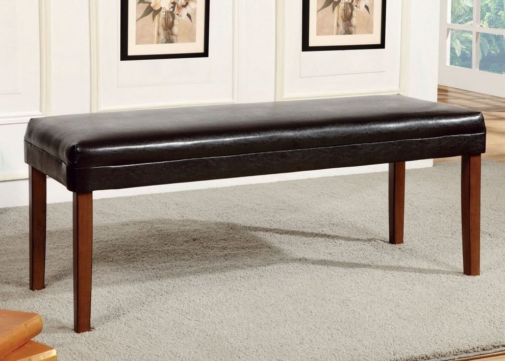 BM123652 Elmore Modern Style Bench, Antique Oak Transitional