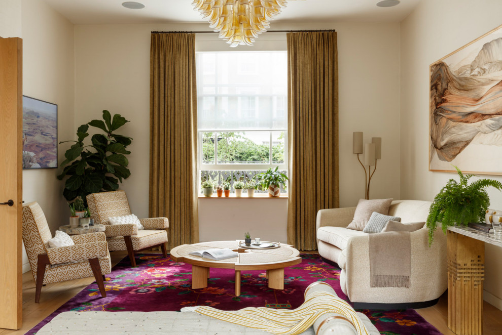 New Build in Fitzroy Contemporary Living Room London by Black