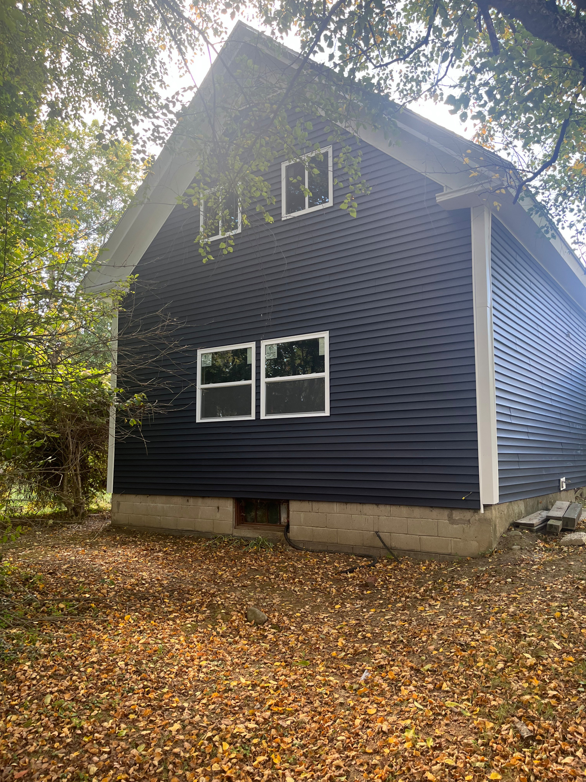 New Vinyl Siding, Windows, And Aluminum Trim