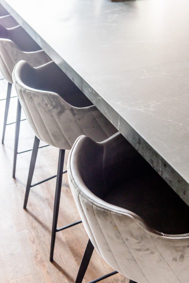 Transitional home design photo in Toronto