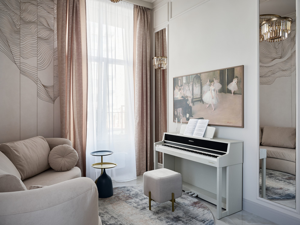 La musique... Интерьер квартиры в стиле ар-деко