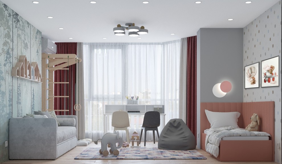 Дизайн проект в ЖК Ясный  3 к кв 107 м2 для молодой семьи