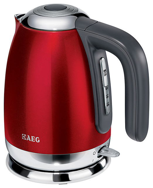 AEG EWA7101U Kettle, Gloss Red Contemporary Kettles by John Lewis