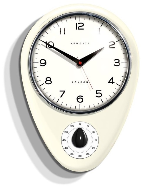 Newgate Clocks Discovery Kitchen Timer - Linen White
