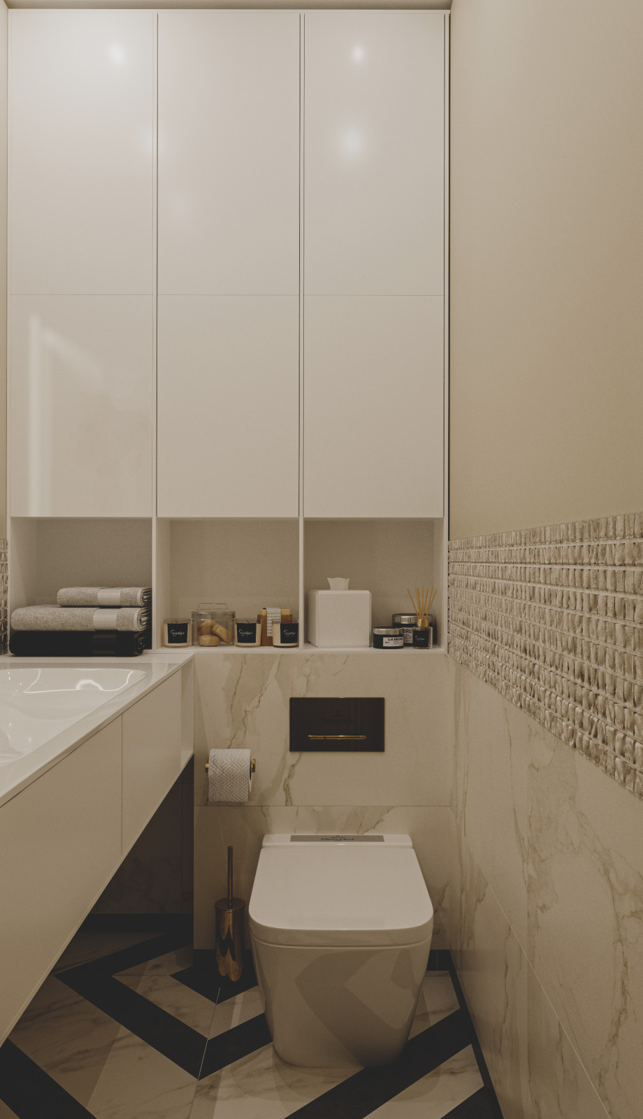 Коттедж, Каширское шоссе, Санузел 1, Санузел 2