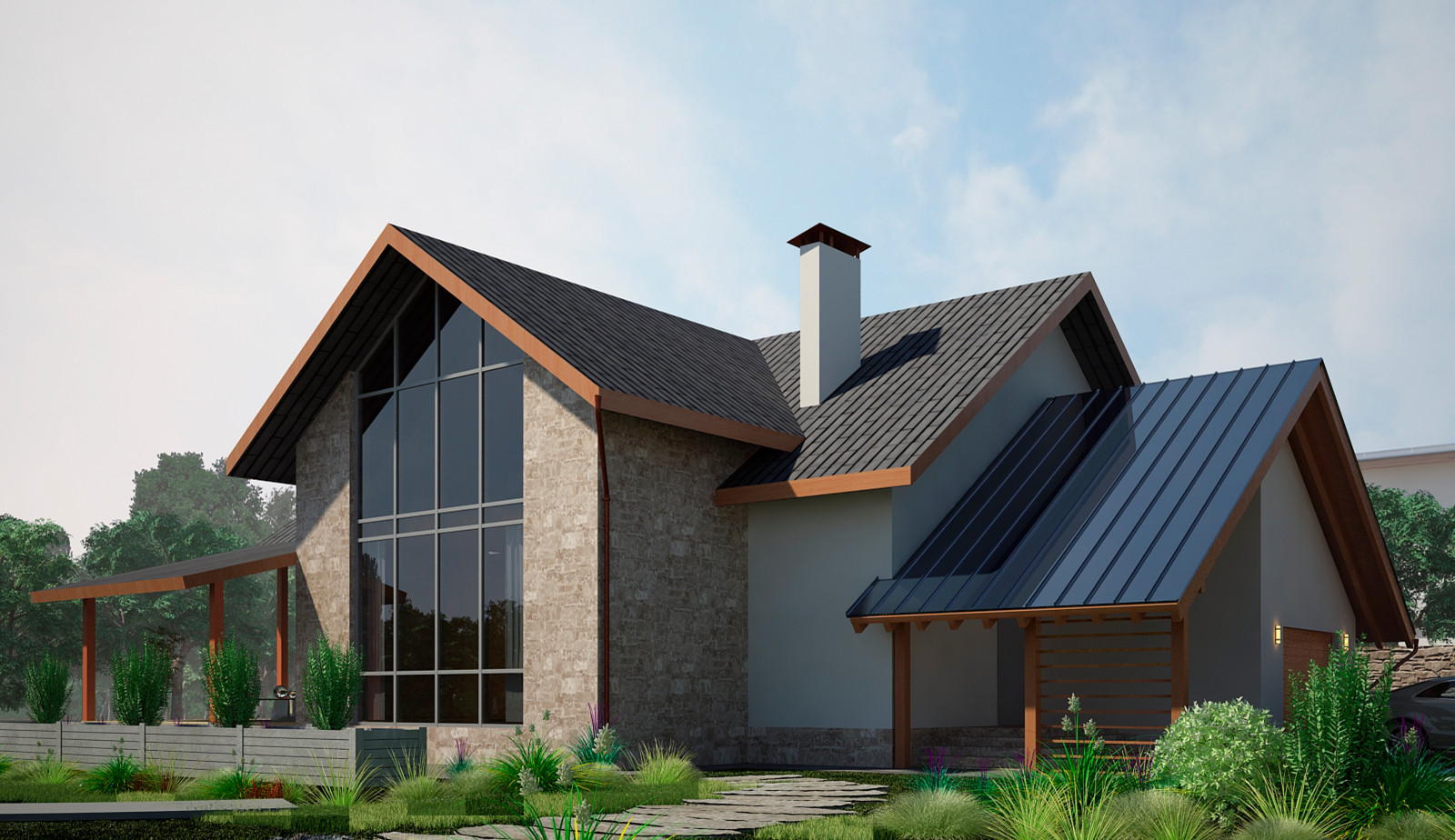 Индивидуальный жилой дом#1