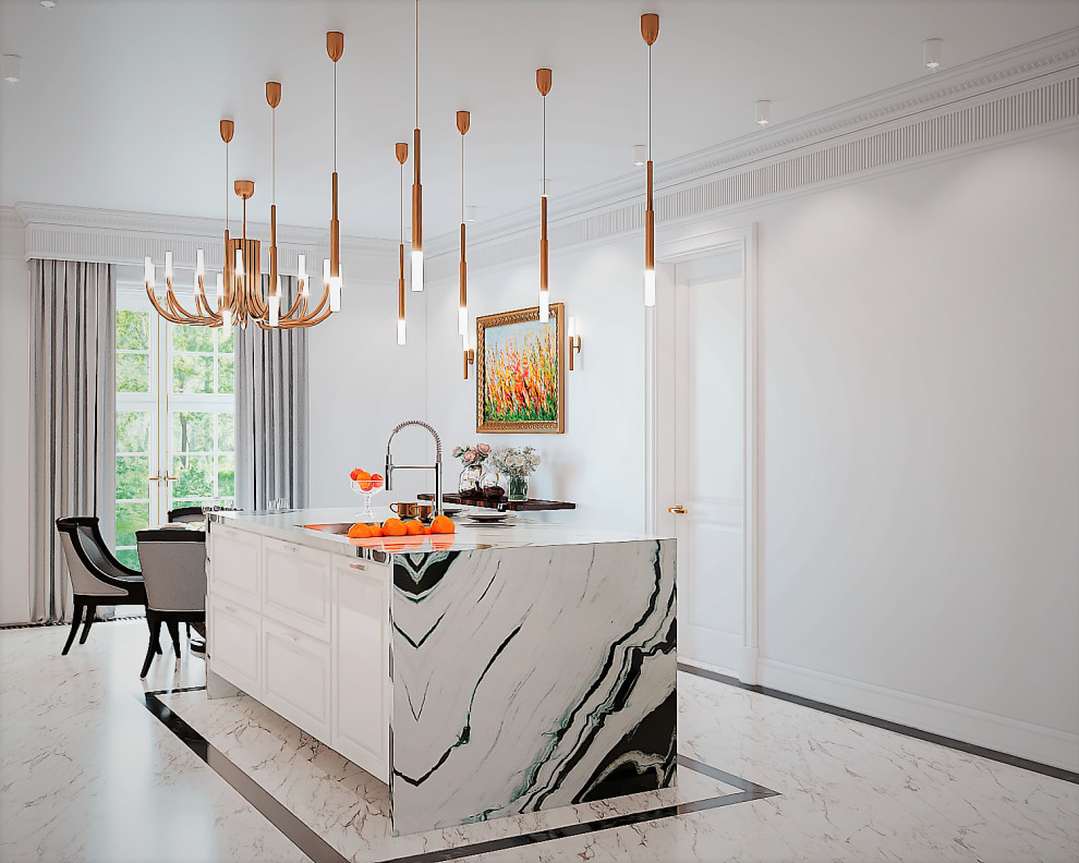 Меблирование загородного дома на рублевском ш