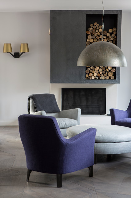 Private Residence contemporary-living-room