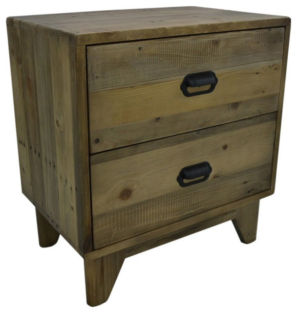 Campestre Modern 2-Drawer Nightstand - Midcentury - Nightstands And ...