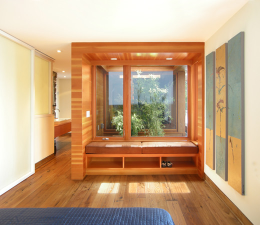 View From Master Bedroom Into 2nd Floor Pocket Garden