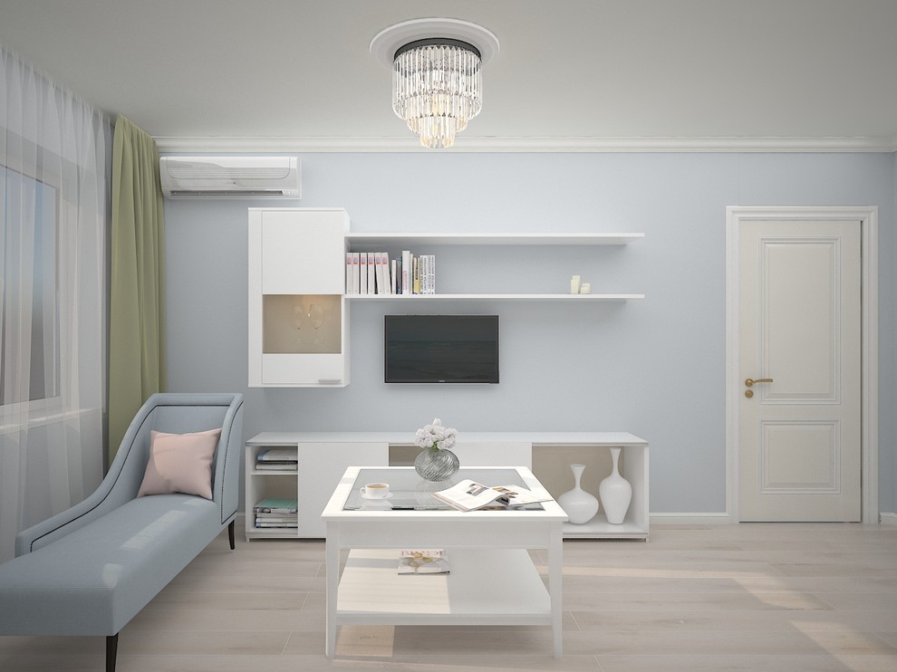 Гостиная 2х комнатной квартиры Краснодар, ул.Промышленная