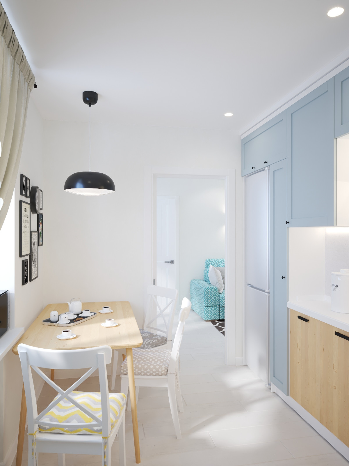 Двухкомнатная квартира №2 / Чебоксары / 2020 год