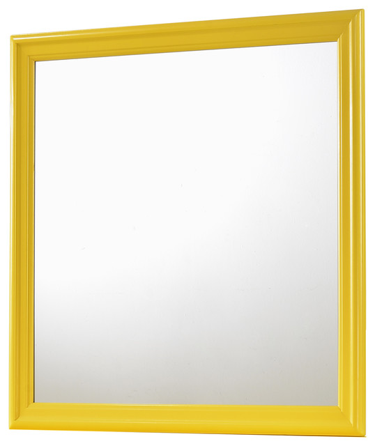 Louis Phillipe Mirror Cherry Contemporary Wall Mirrors By