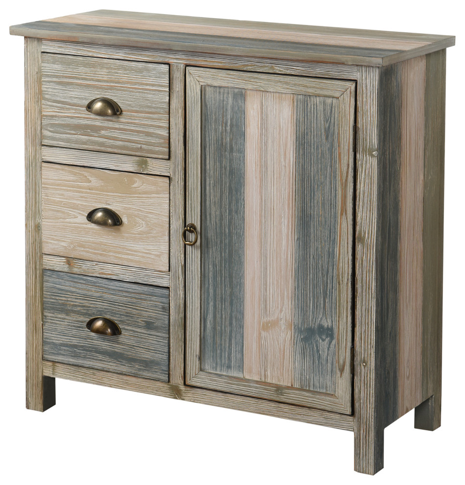 Sanibel Cabinet with Three Drawers and One Door