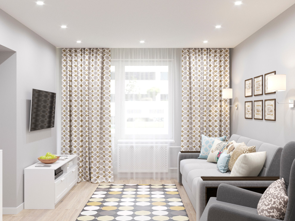 "Скандинавский стиль, 45 м2"