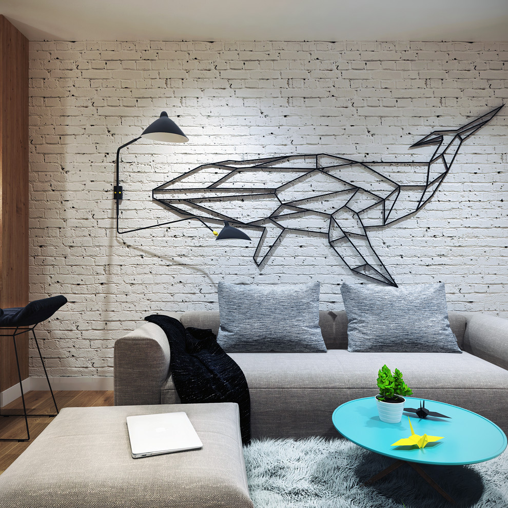 Дизайн-проект квартиры в современном стиле для молодой пары