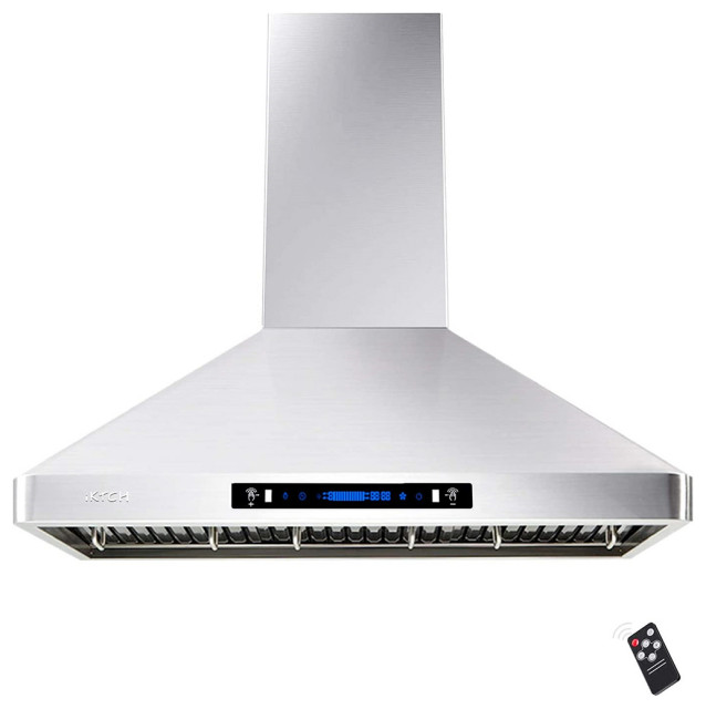 30" Wall Mount Range Hood, 900 CFM Modern Range Hoods And Vents by KIVID BAY LLC Houzz