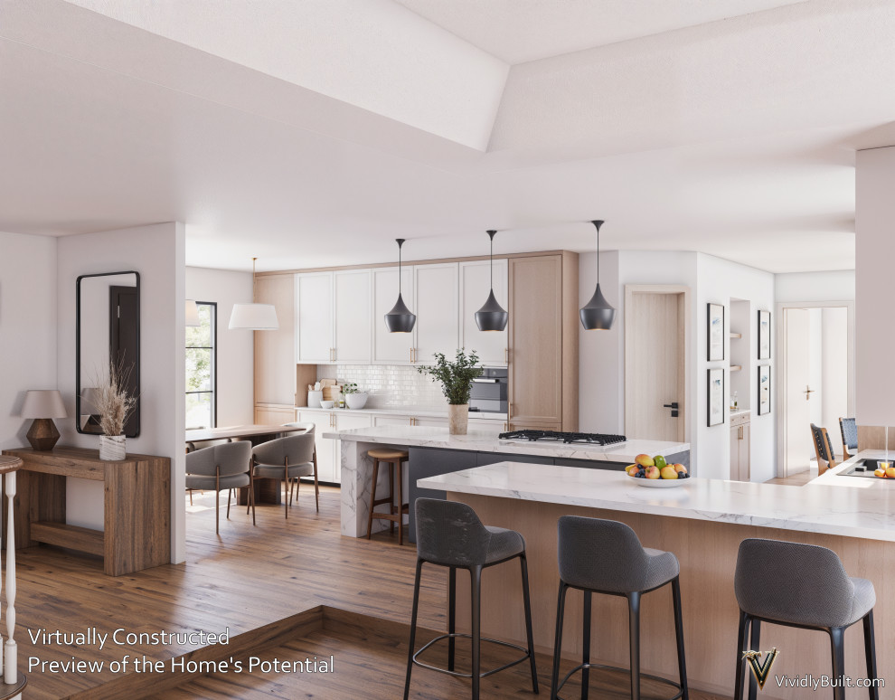 Inspiration for a transitional kitchen remodel in Austin