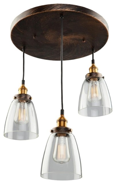 oil rubbed bronze 3 light pendant