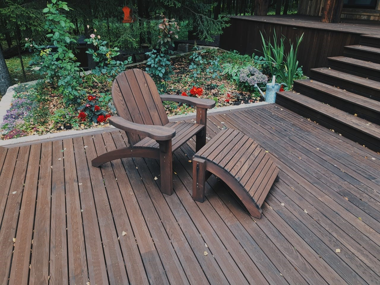 Московская область, поселок Монаково, терраса