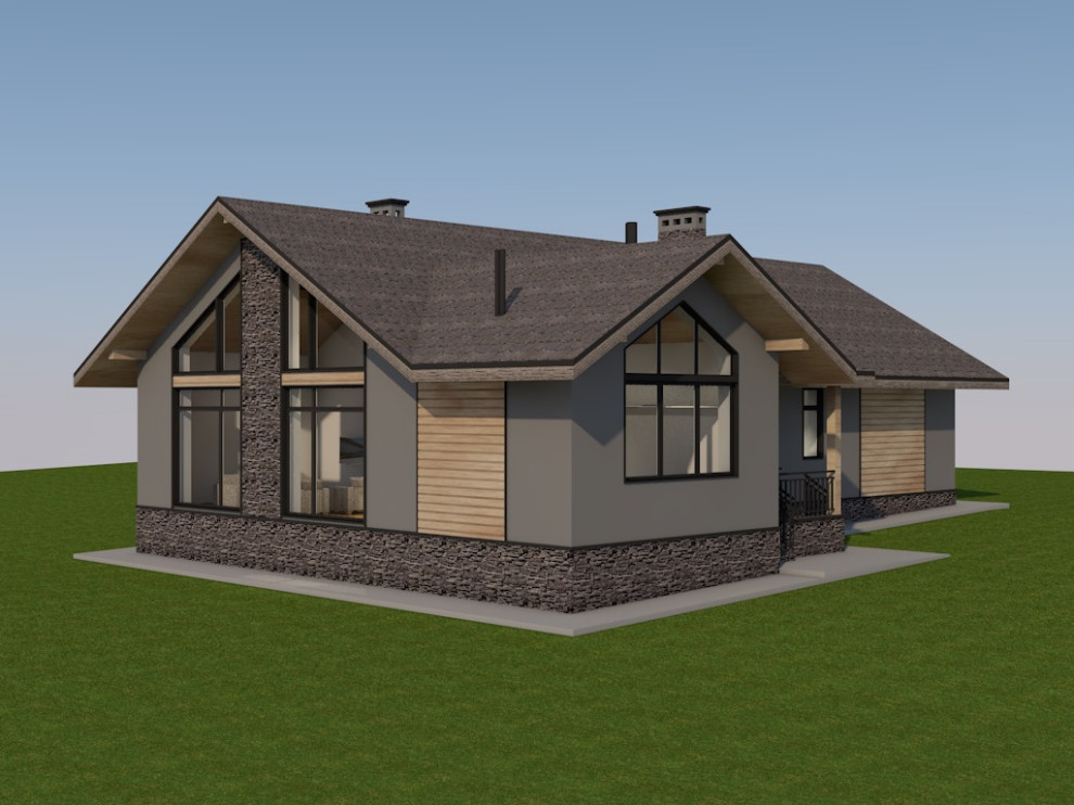 23-028 Жилой дом из газобетона общей площадью 166 м2