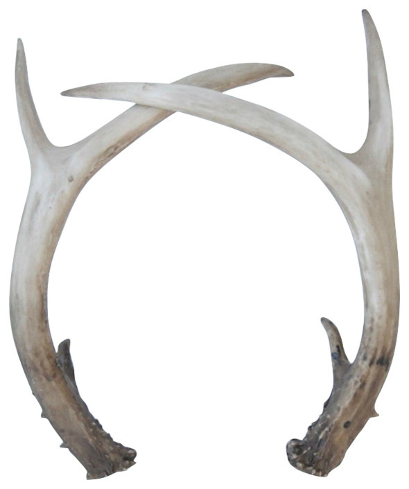 Faux Pair Of Antlers Wall Decor Natural Realistic Rustic Wall