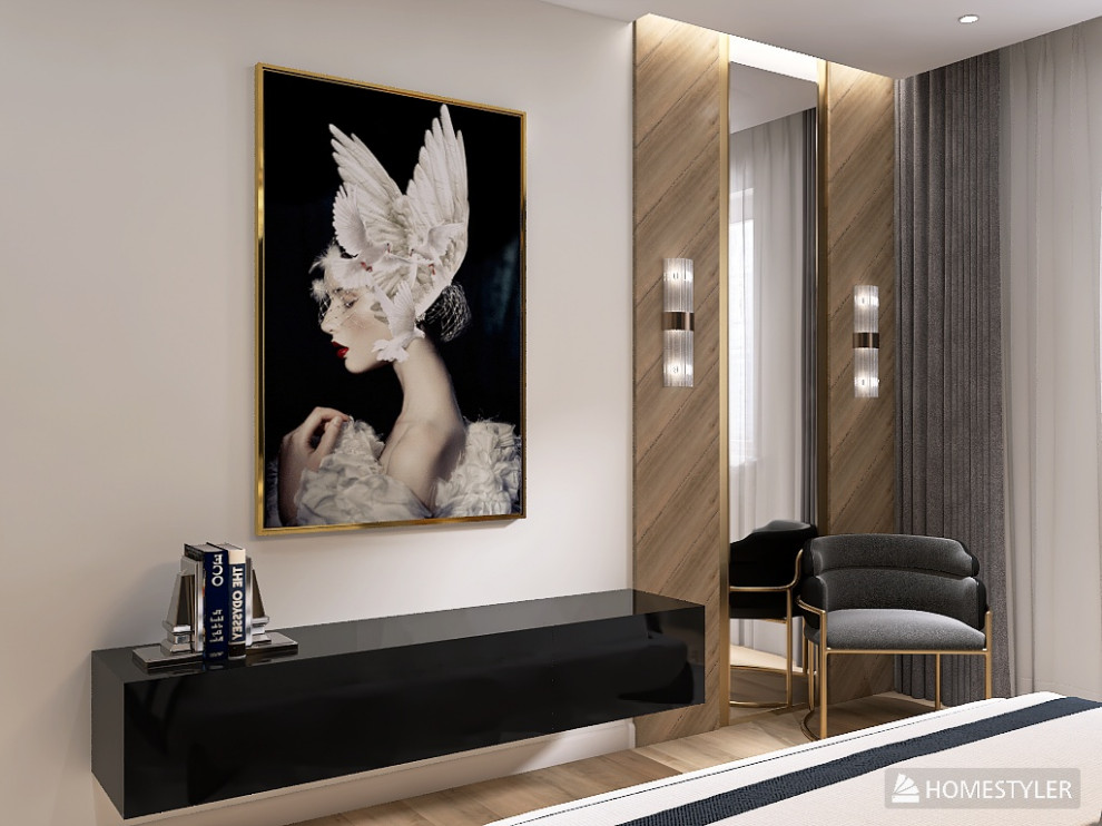 Спальня в стиле арт-деко