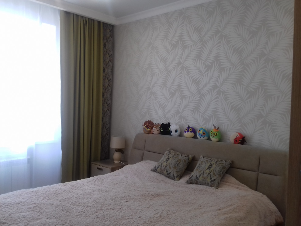 Квартира с зелеными акцентами