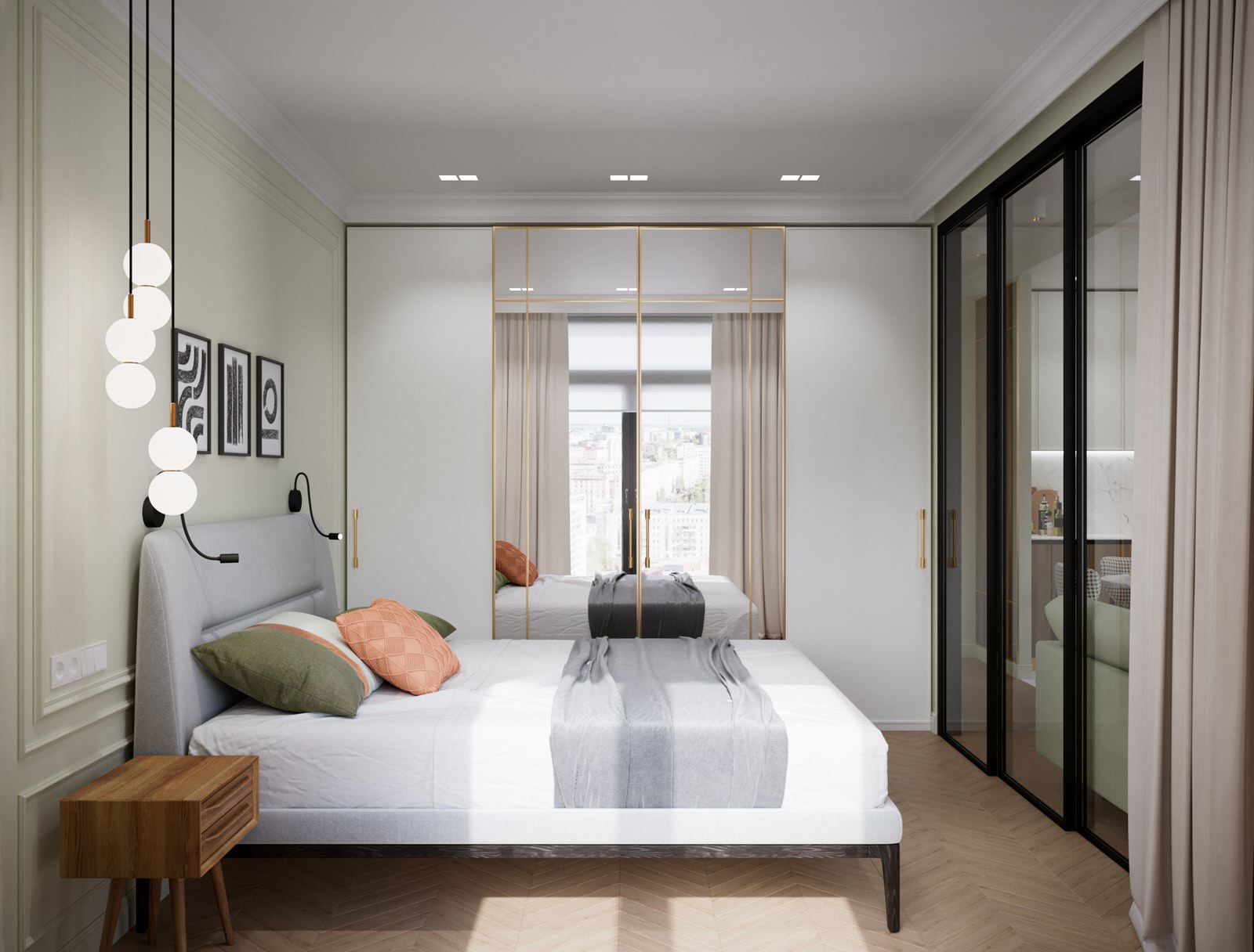 Современный интерьер с элементами классики