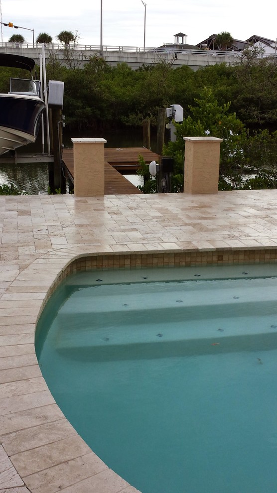 Inspiration for a beach style patio in Tampa.