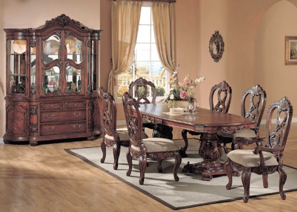 Yuan Tai Furniture - Apache 6 Piece Dining Room Set - AP100T-6SET