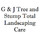 G & J Tree and Stump Total Landscaping Care