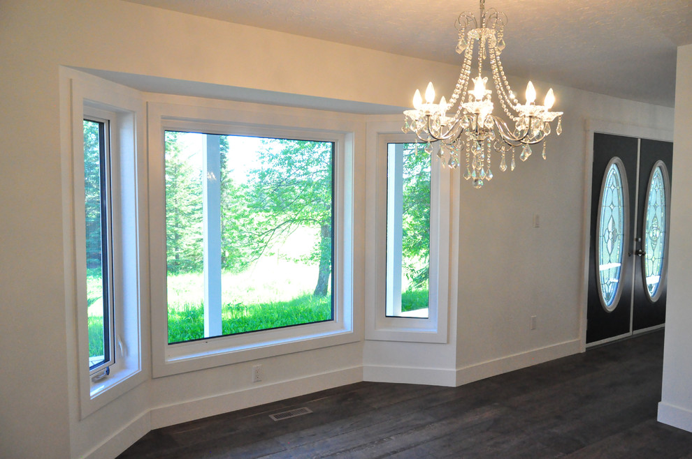 Home design - transitional home design idea in Edmonton