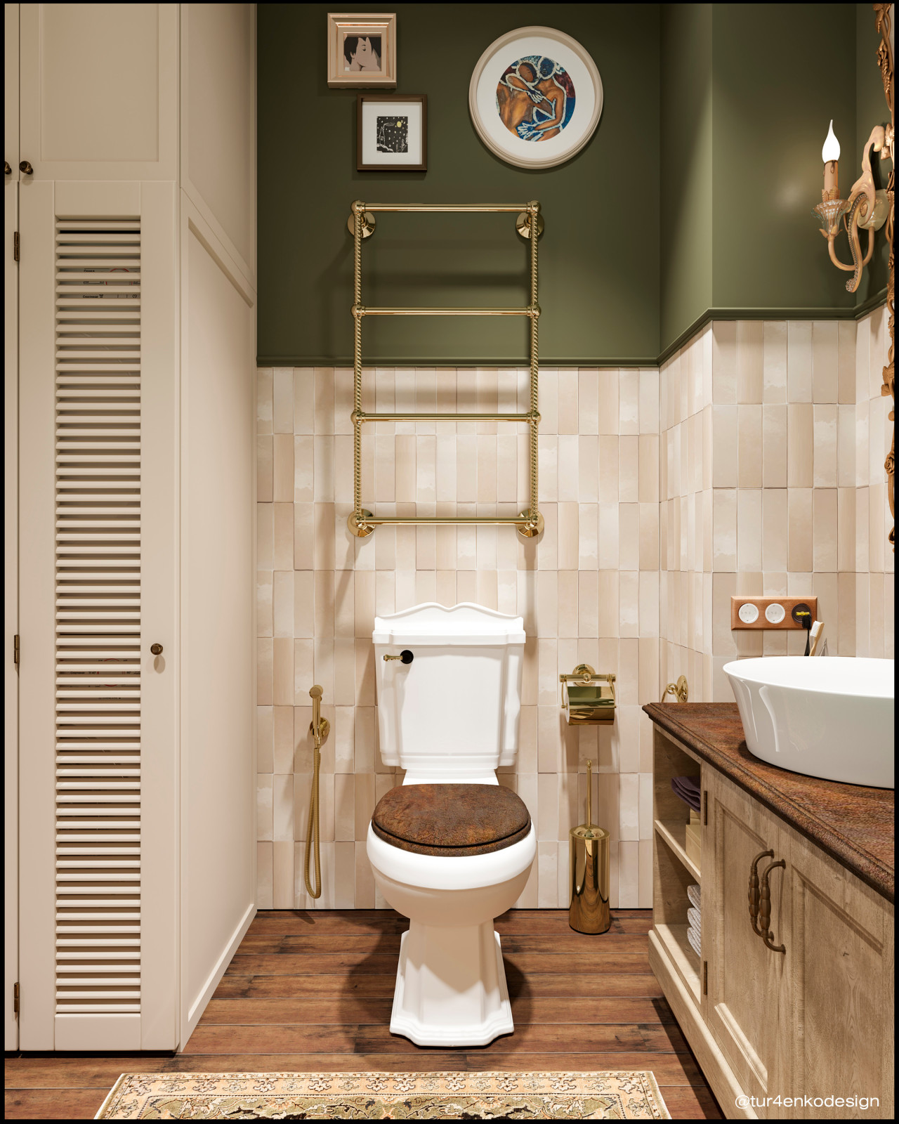 Дизайн 4хкомнатной квартиры в ЖК "Вестердам"